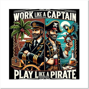 Play like a pirate Posters and Art